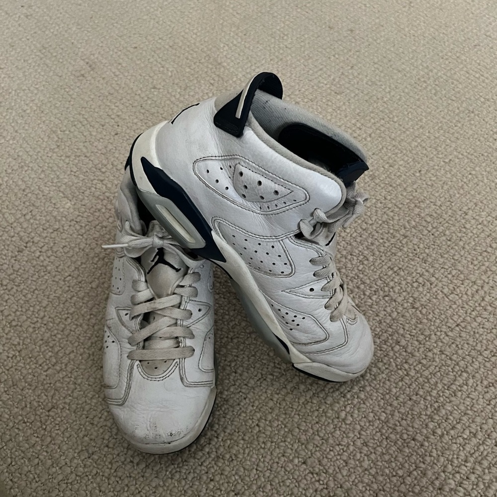 Air Jordan 6 Retro GS Midnight Navy 384661-141 Youth Size 6.5 | Women’s Size 8